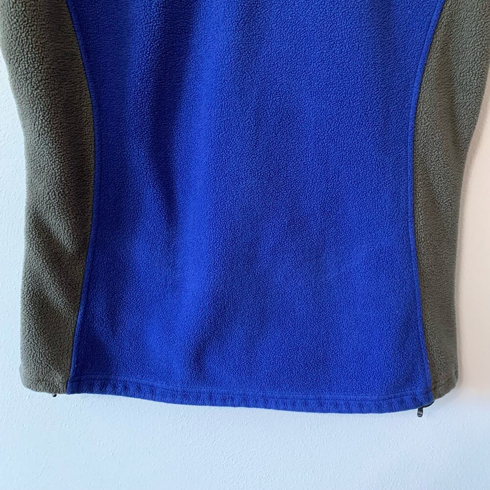 The North Face  Women's Full Zip Fleece Vest L Blue Gray Zip Pockets Warm - Picture 8 of 16